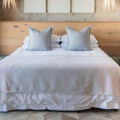 Protea Throw - Thornton | Deep Pink/Fog