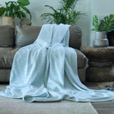 Protea Throw - Cascade | Eggshell/White