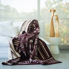 Mali - Cotton Suede Mud Cloth | Mink/Bone