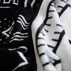 Mali - Cotton Suede Mud Cloth | Black / White