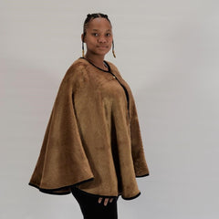 Wearing Cape - Plain Caramel