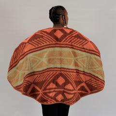 Wearing Cape - Afrocentric | Terracota/Amber