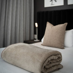 Cotton Suede - Plain Cobblestone