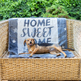 Finesse Pet Blanket - A Dog's Life | Steel/Silver