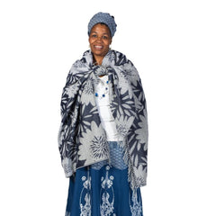 Milan - Gardenia | Navy/Silver Grey