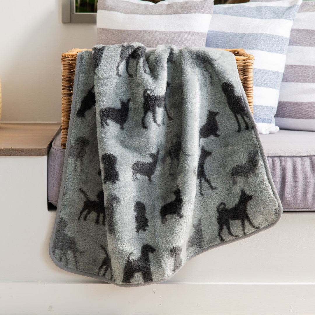 Finesse Pet Blanket - Silhouette | Dove/Steel