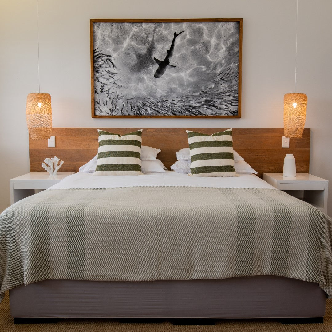 Protea Throw - Dunes | Olive/Hunter