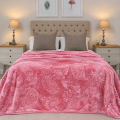 Faux Mink Bella - Plain | Pink