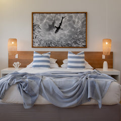 Protea Throw - Dunes | Overcast Sky/Midnight