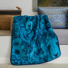 Finesse Pet Blanket - Pet Shop | Navy/Aqua