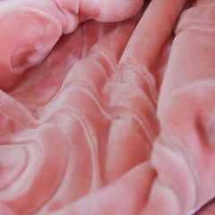 Faux Mink Bella - Plain | Rose Pink