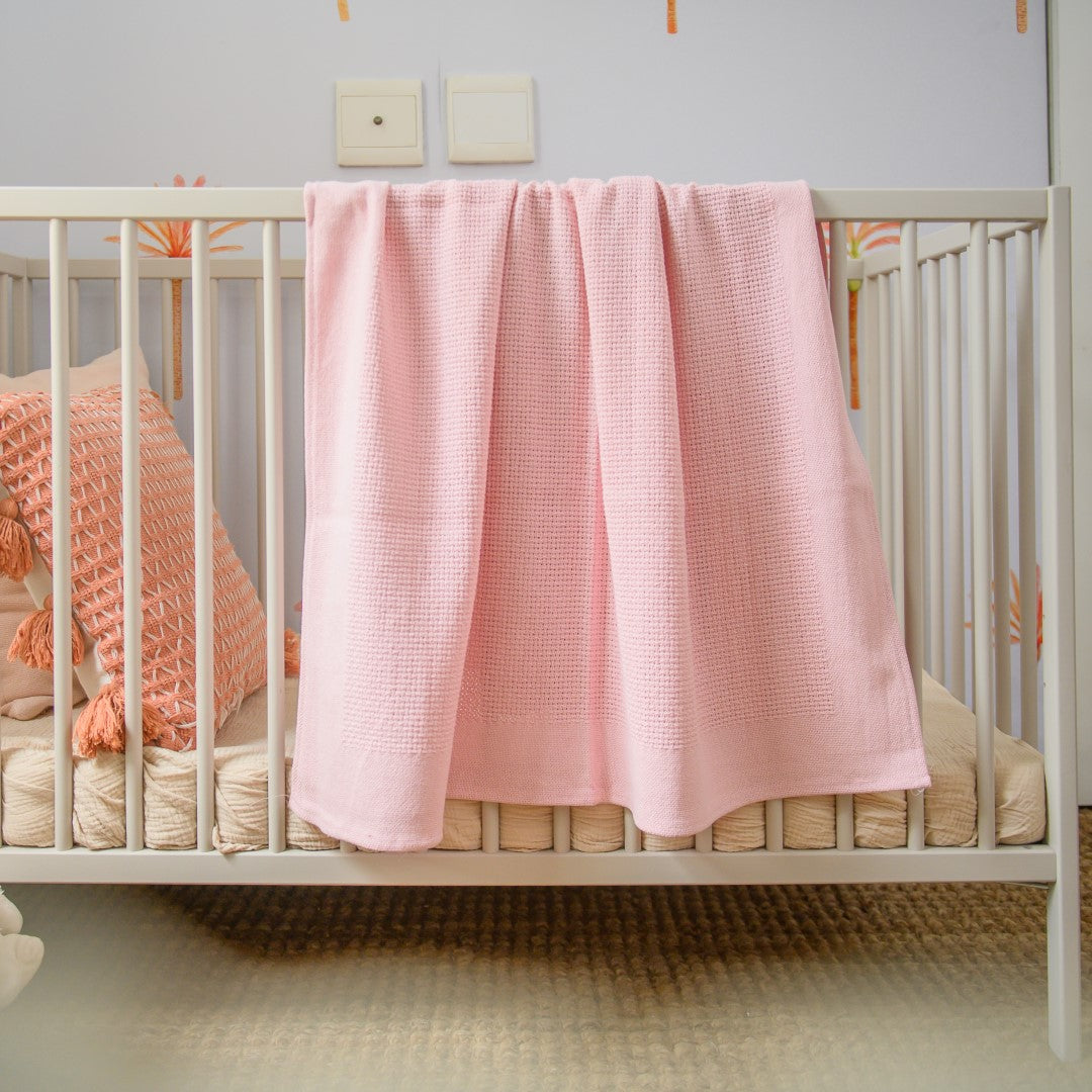 Cotton Blanket - Baby | Baby Pink