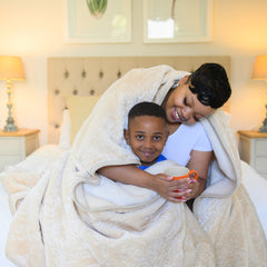 Faux Mink Bella - Plain | Bone