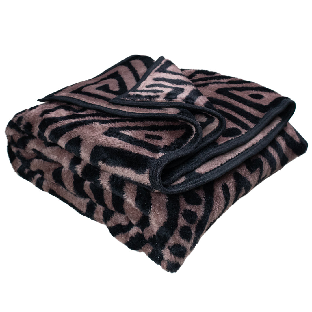 Buhle - Woodcut | Black/Mauve
