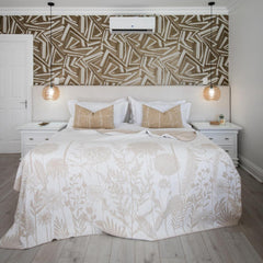 Amanda Cotton - Meadow | Oyster Grey/White