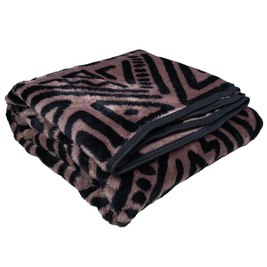 Buhle - Woodcut | Black/Mauve