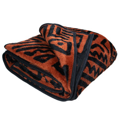 Buhle - Woodcut | Black/Terracotta