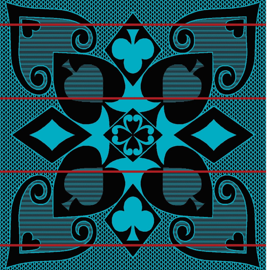 Mini Khotso - Cards | Black/Peacock/Scarlet