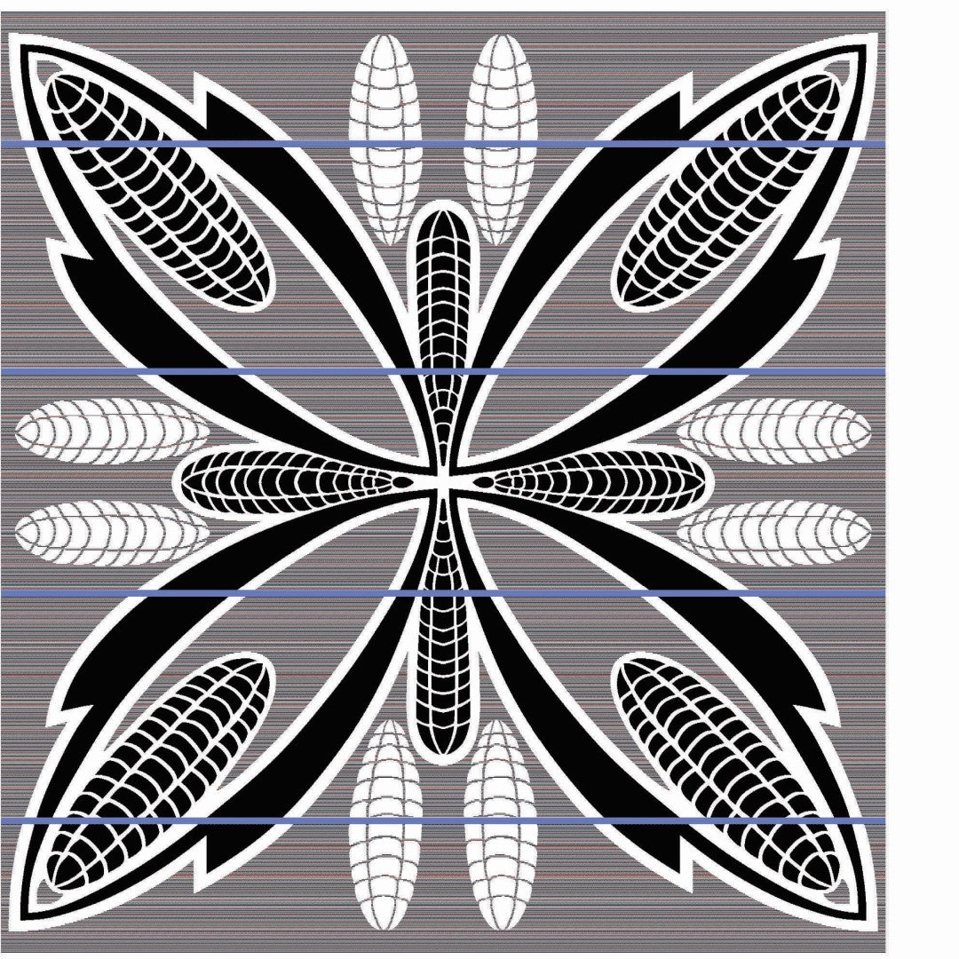 Seanamarena - Poone | Black/Natural/Cobalt