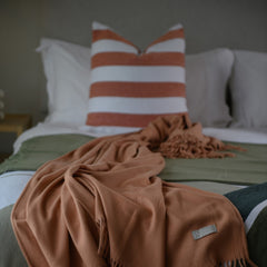 Scatter - Protea Chenille Broad Stripe | Canyon/White