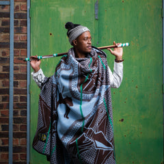 Maqhubu | Brown/Lt Powder/Emerald