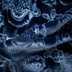 Faux Mink Bella - Plain | Navy