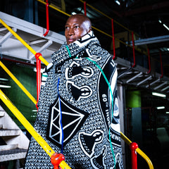 Basotho - Diamond Jubilee  | Black/Natural/Royal/Emerald