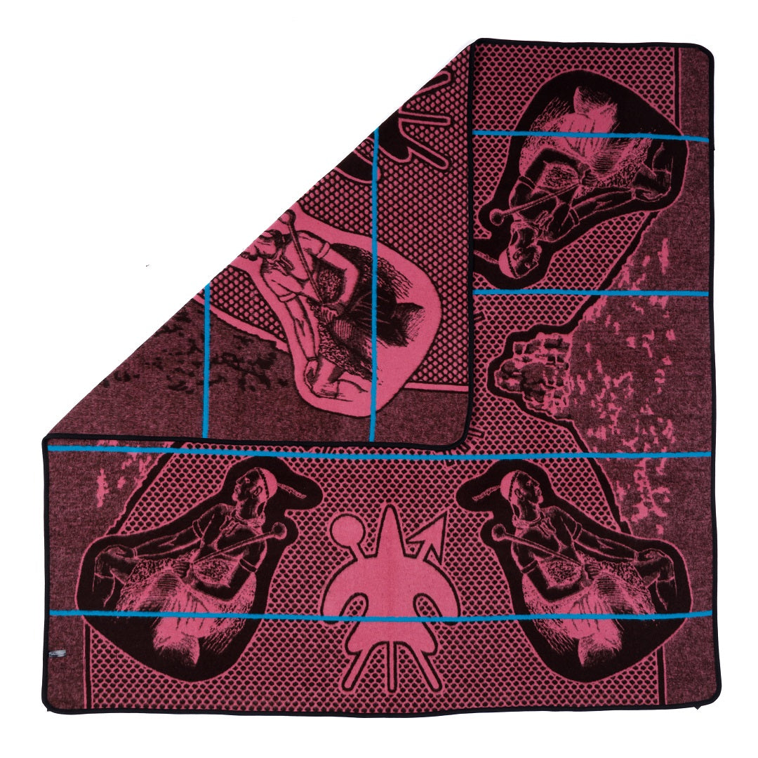 Moshoeshoe | Brown/Pink/Peacock