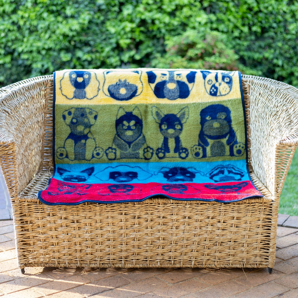 Finesse Pet Blanket - Kennel | Navy/Aqua – Aranda Textile Mills