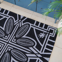 Tappeto - Lesotho | Black/Dove