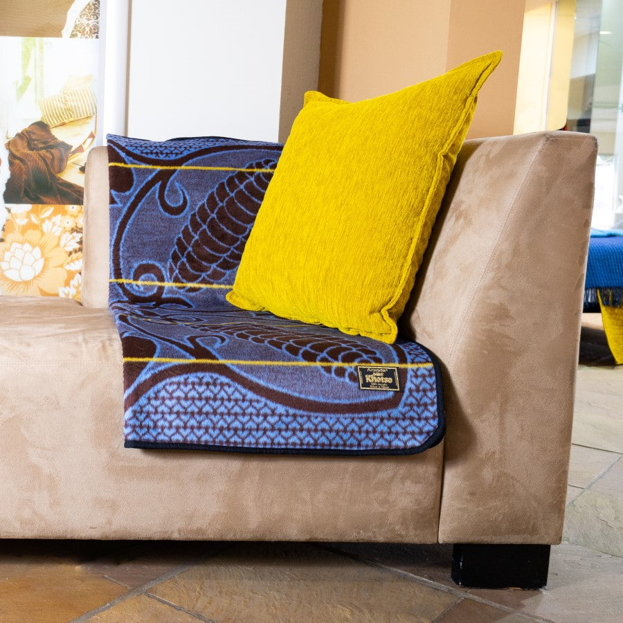 Khotso - Ntjhe Poone | Brown/Cobalt/Gold.