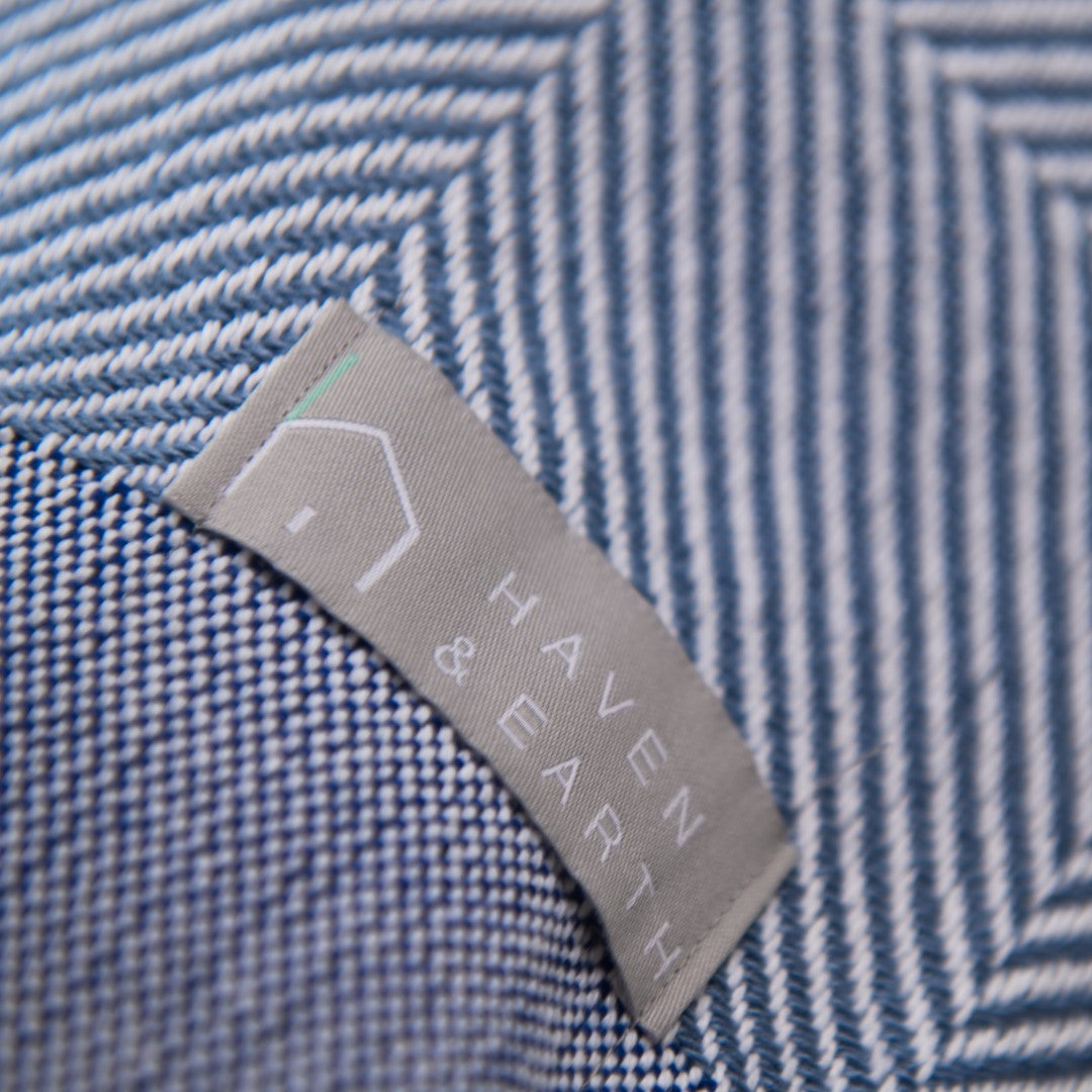 Protea Throw - Geometry | Midnight/Overcast Sky