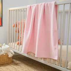 Cotton Blanket - Baby | Baby Pink
