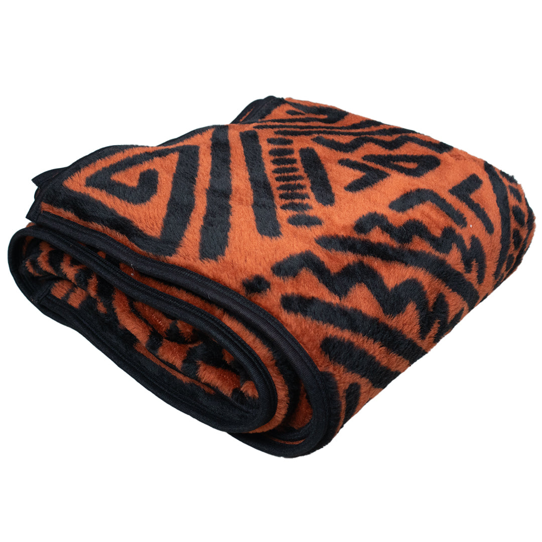 Buhle - Woodcut | Black/Terracotta
