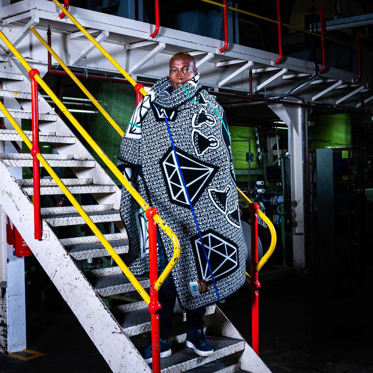 Basotho - Diamond Jubilee  | Black/Natural/Royal/Emerald