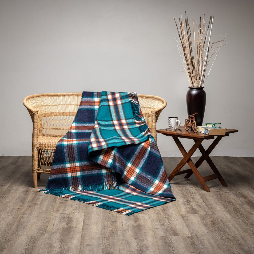 Italiano - Travel Rug | Royal/Tabacco