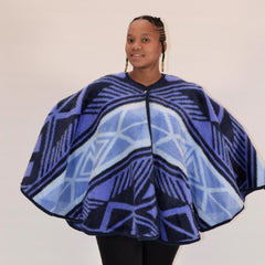 Wearing Cape - Afrocentric | Navy/Electric