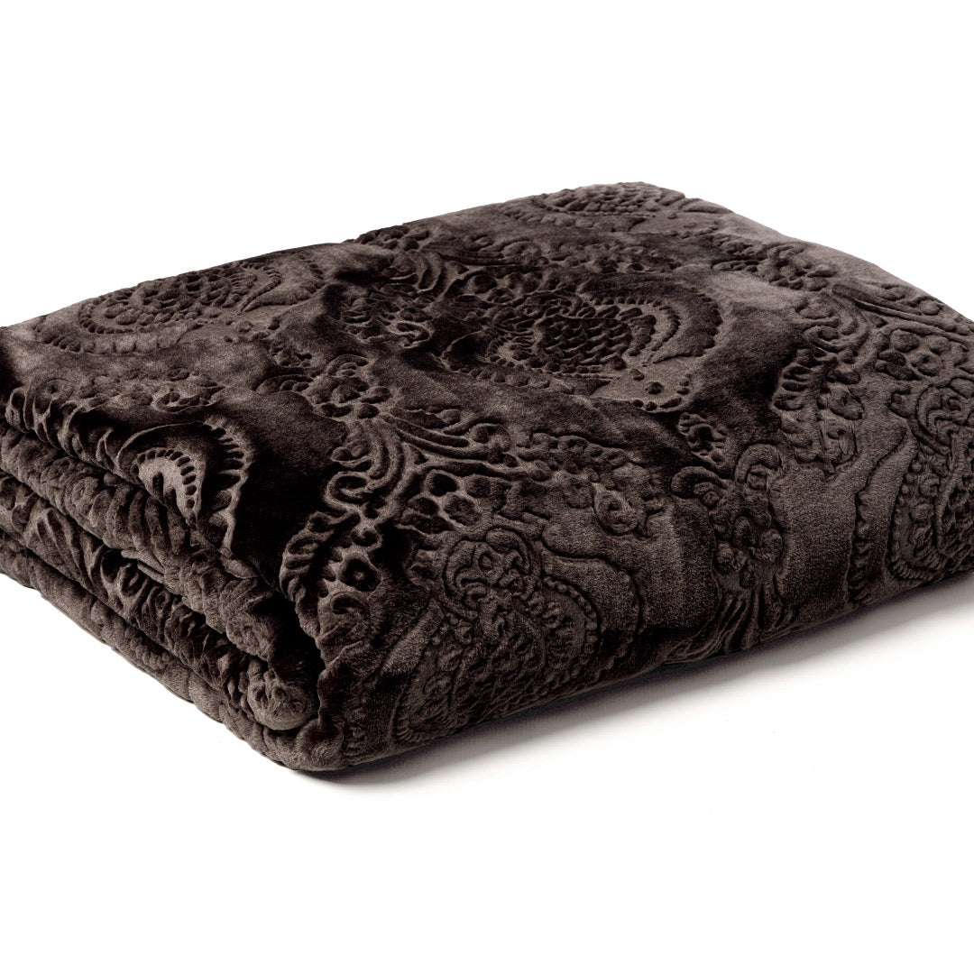 Faux Mink Bella - Plain | Medium Grey