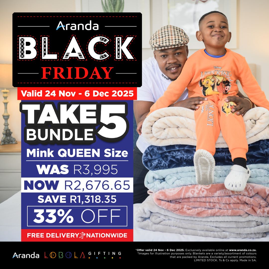 Lobola Bundle - Take 5 | 1 Ply Queen Plain Mink Bella Assorted