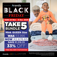 Lobola Bundle - Take 5 | 1 Ply Queen Plain Mink Bella Assorted