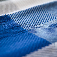 Protea Throw - Geometry | Midnight/Overcast Sky