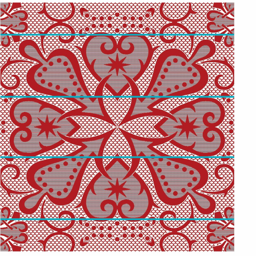 Seanamarena - Chromatic | Scarlet/Natural/Peacock
