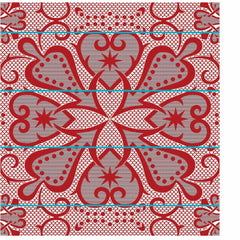 Seanamarena - Chromatic | Scarlet/Natural/Peacock
