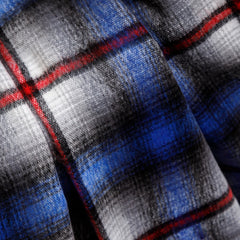 Top Check | Dove/Red