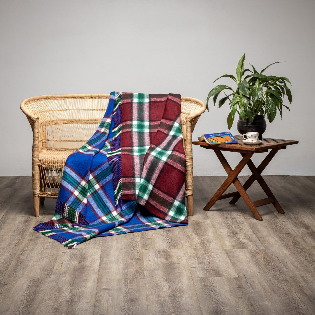 Italiano - Travel Rug | Royal/Maroon