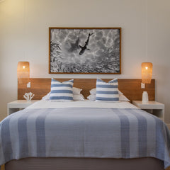 Protea Throw - Dunes | Overcast Sky/Midnight
