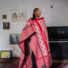 Lesira | Scarlet/Natural/Black