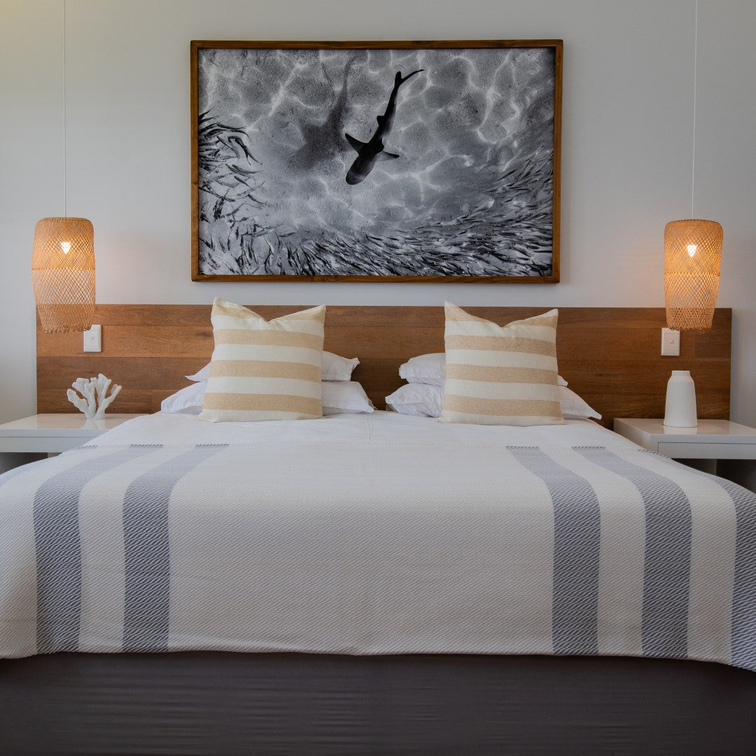 Protea Throw - Dunes | Natural/Cobblestone