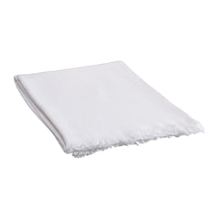 Cotton Honeycomb - Plain | White
