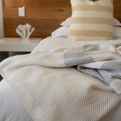 Protea Throw - Dunes | Natural/Cobblestone